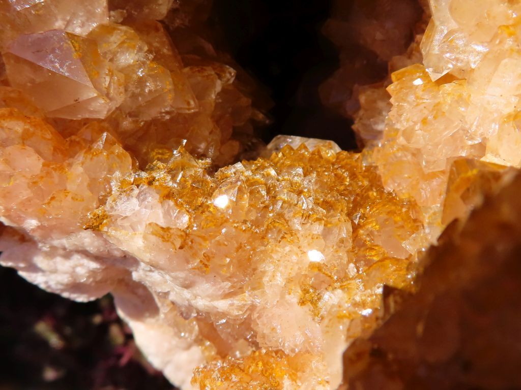 Natural Lemur Island Hematoid Amethyst Crystal Geode from Nosy Varika, Madagascar