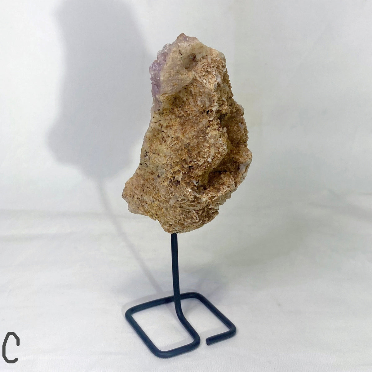 Pink Amethyst with Stand - Small, Medium