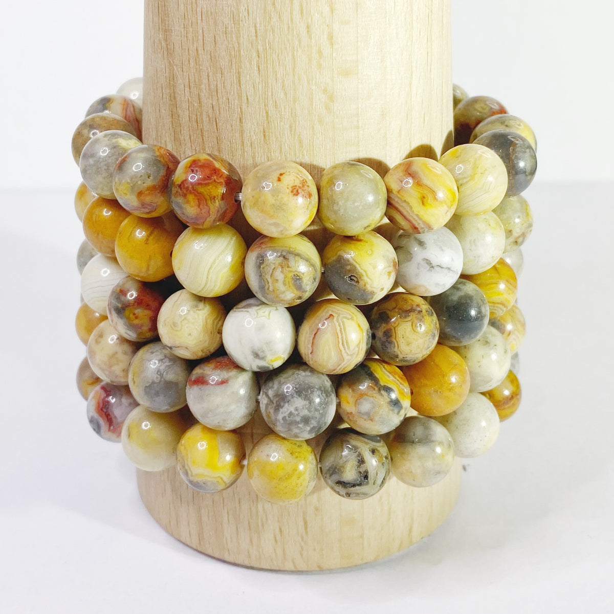 Crazy Lace Agate Bracelet