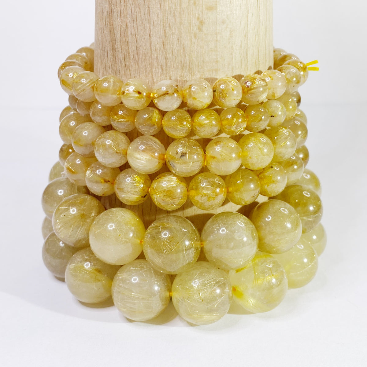 Gold Rutile Quartz Bracelet