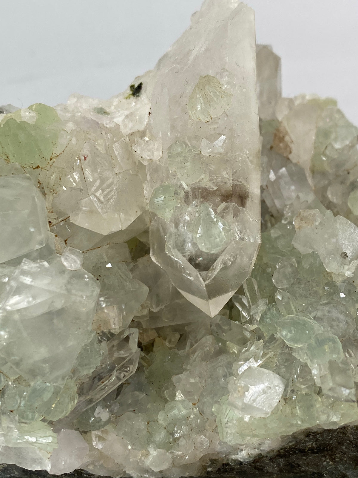 Prehnite Quartz Cluster from Namibia