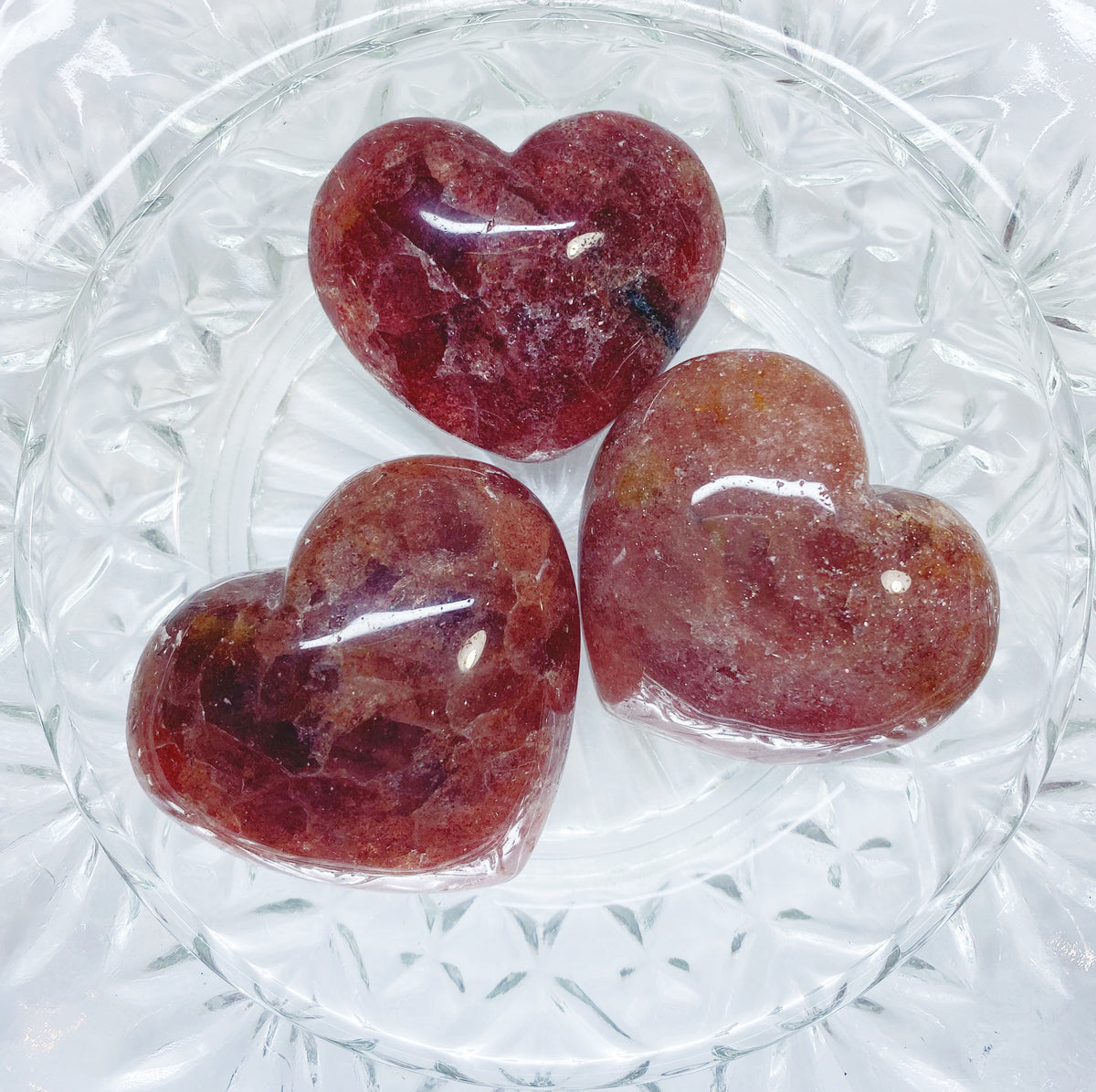 Red Tanzurine Hearts