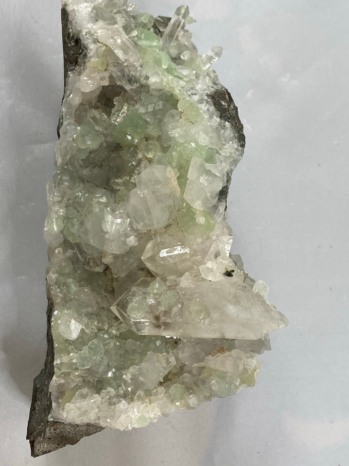 Prehnite Quartz Cluster from Namibia