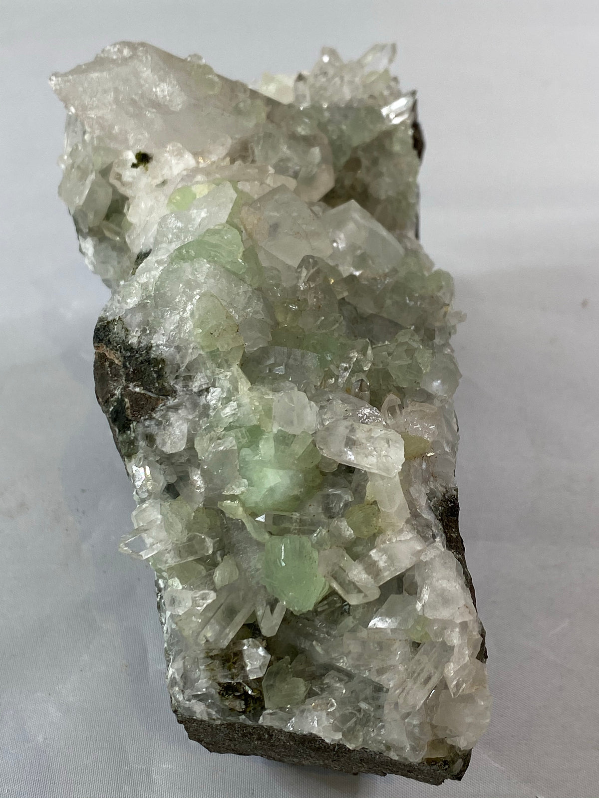 Prehnite Quartz Cluster from Namibia