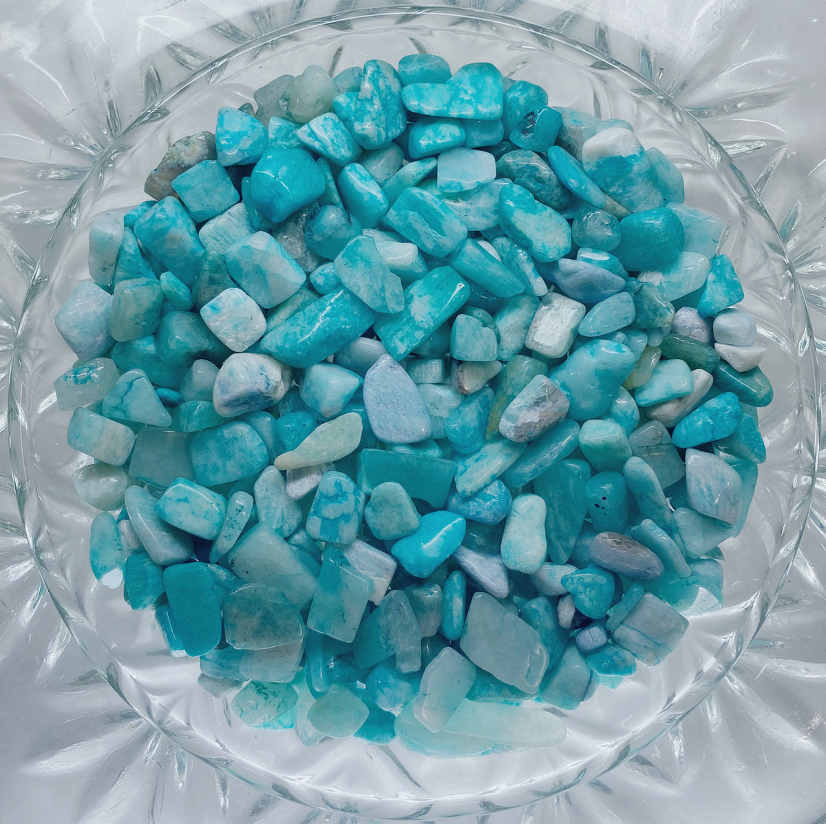 Amazonite Chips - Dark