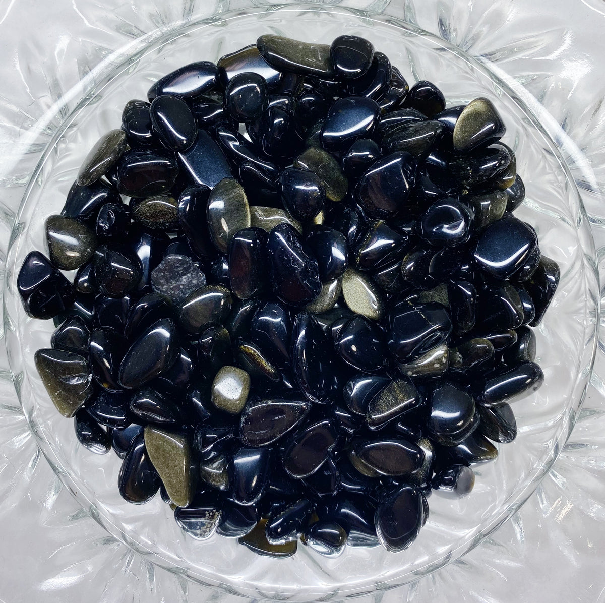 Gold Obsidian Chips - Large