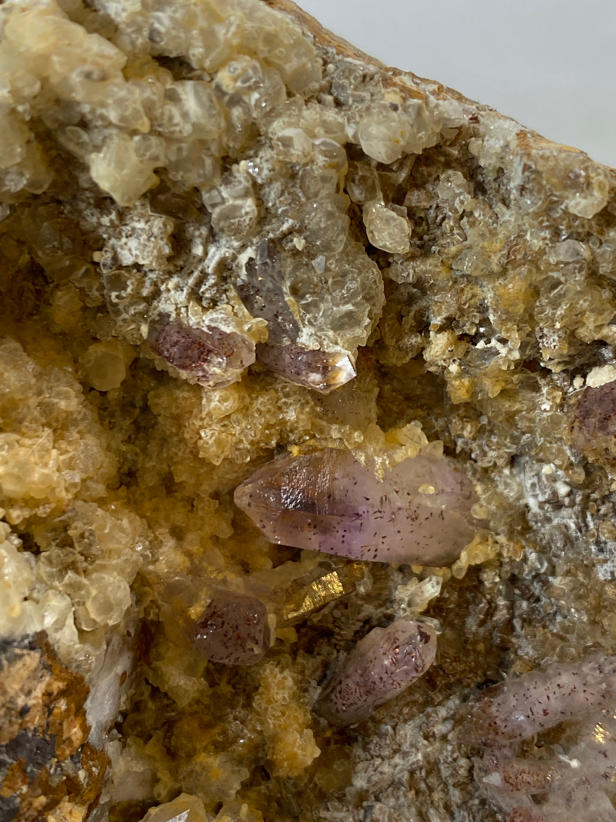 Natural Brandberg Quartz Cluster from Namibia