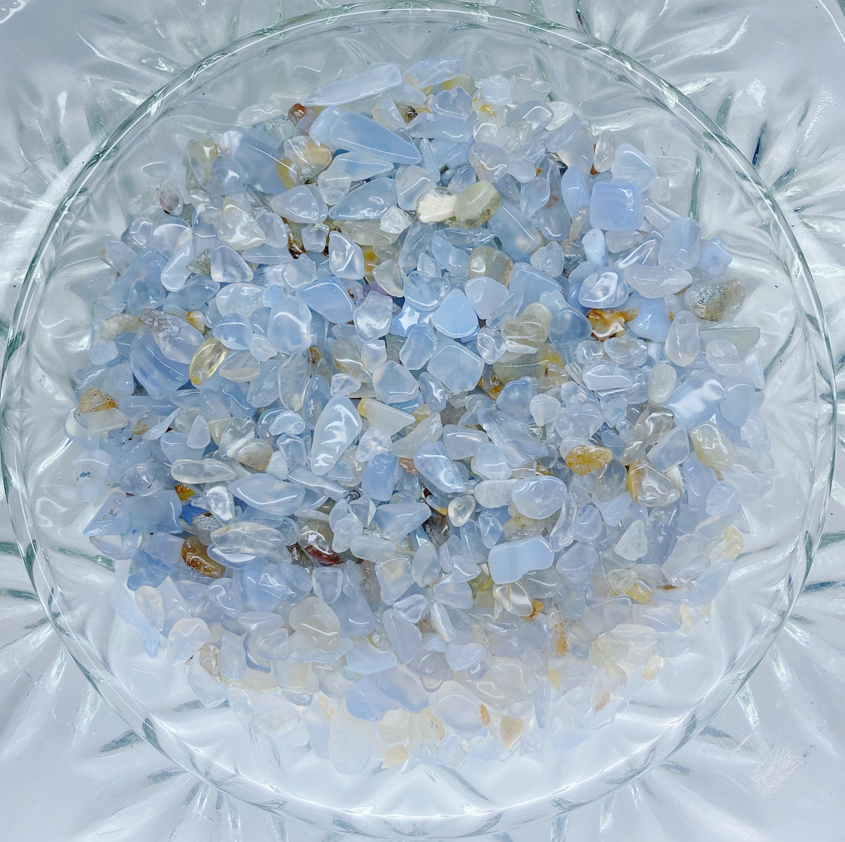 Blue Lace Agate Chips - Small
