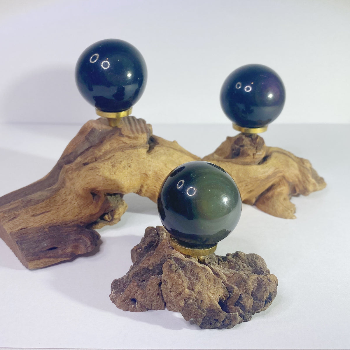 Rainbow Obsidian Sphere