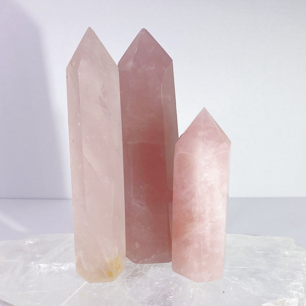 Rose Quartz Points