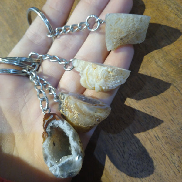Geode Keychain