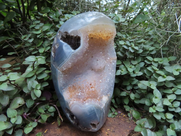 Polished Agate Geodes from Madagascar