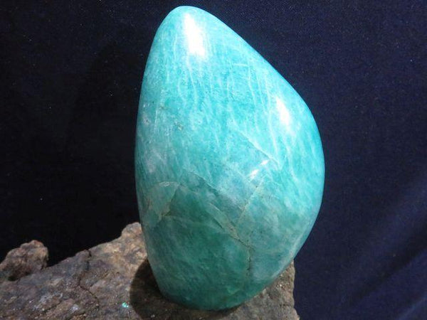 Polished Amazonite Standing Freeform from Madagascar