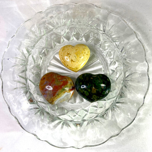 Ocean Jasper Hearts