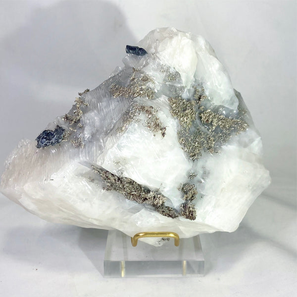 Silver in Calcite Specimen - Extra Large