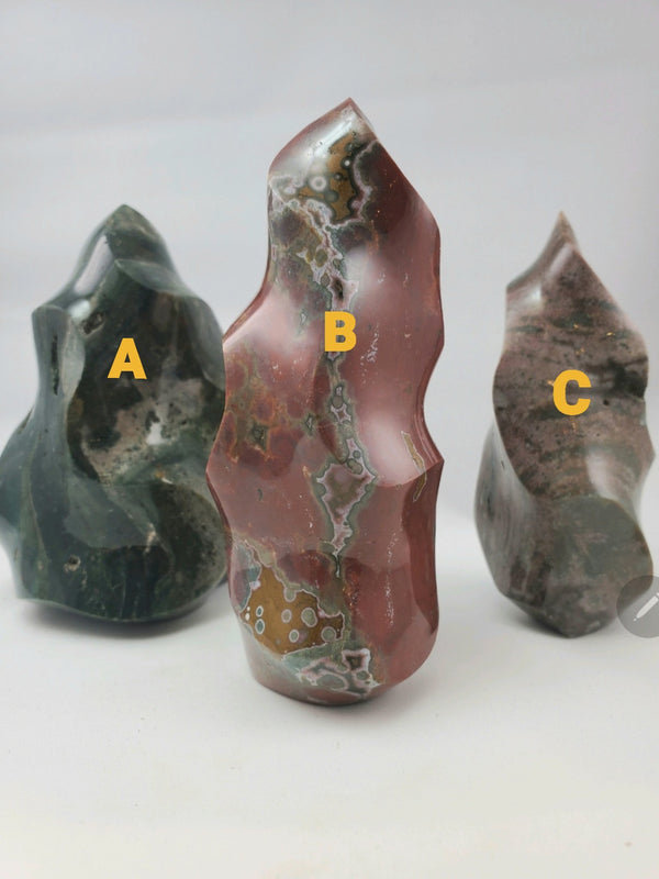 Ocean Jasper Freeforms from Madagascar