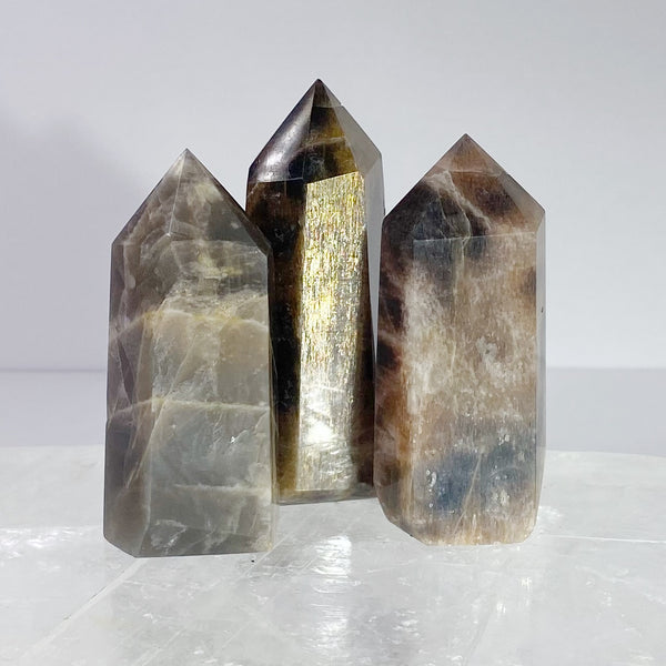 Black Sunstone Points