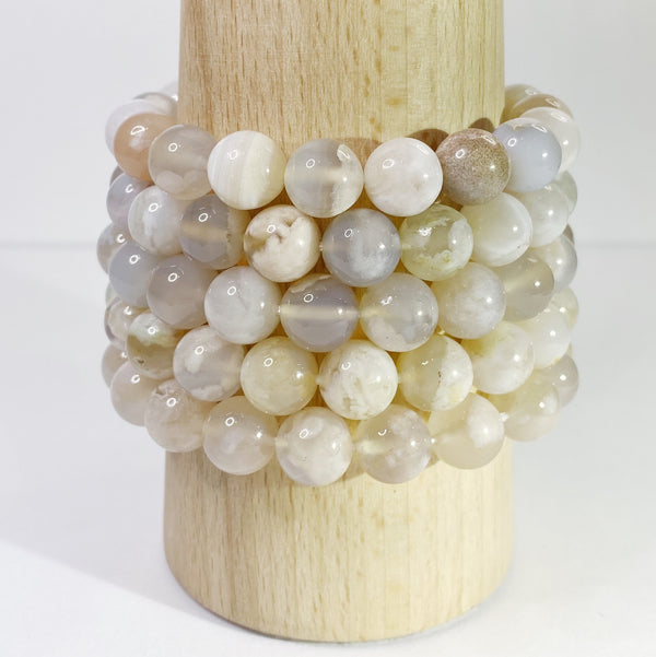 Flower Agate Bracelet