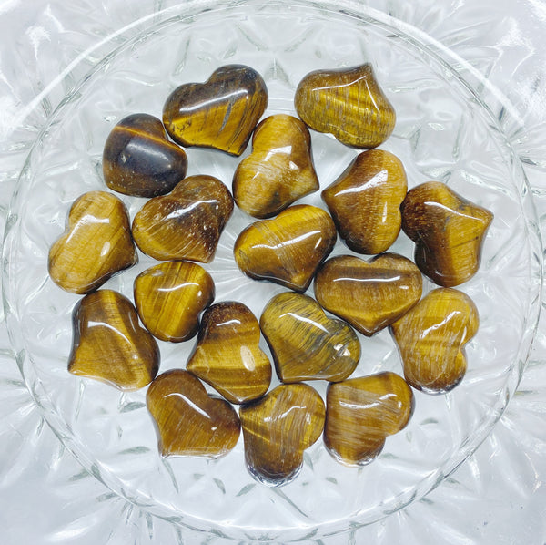 Tiger’s Eye Pendant Hearts (mini)