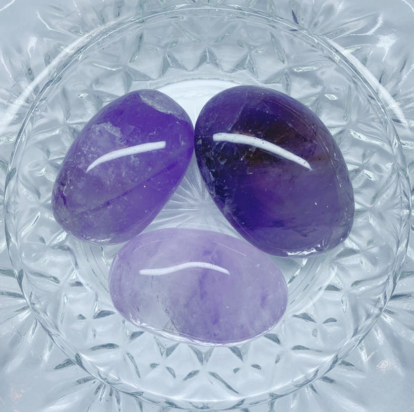 Amethyst Palm Stones