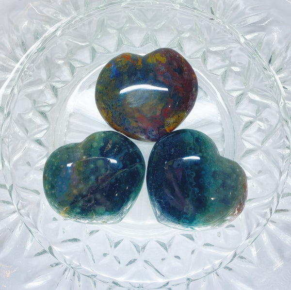 Ocean Jasper Hearts