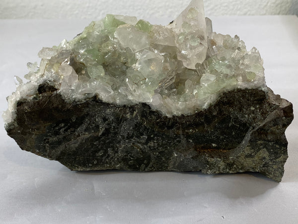 Prehnite Quartz Cluster from Namibia