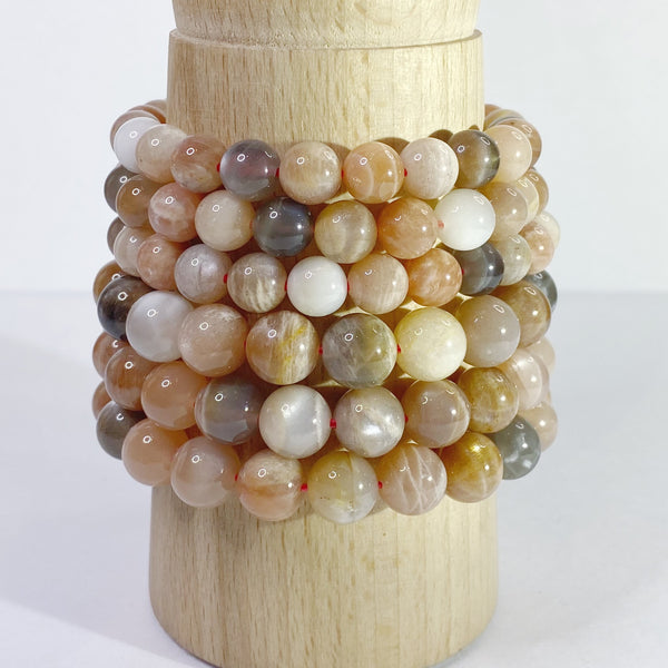 Peach Moonstone Bracelet