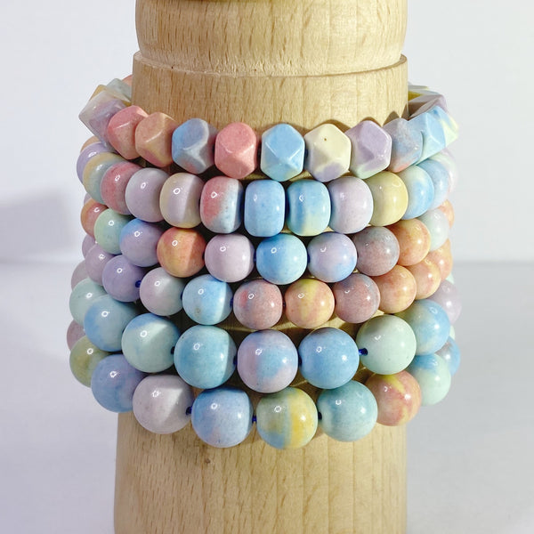 Alashan Rainbow Agate Bracelet