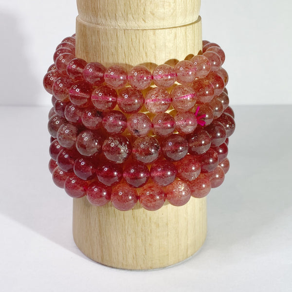 Strawberry Quartz Bracelet